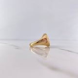 Anillo Timon 10gr / T10 / Circones Blancos Dos Oros Amarillo Rosa 18K &