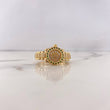 Anillo Correa Corona RX 10.65gr / T10 3/4 / Circones Verdes Blancos Oro Amarillo 18K &