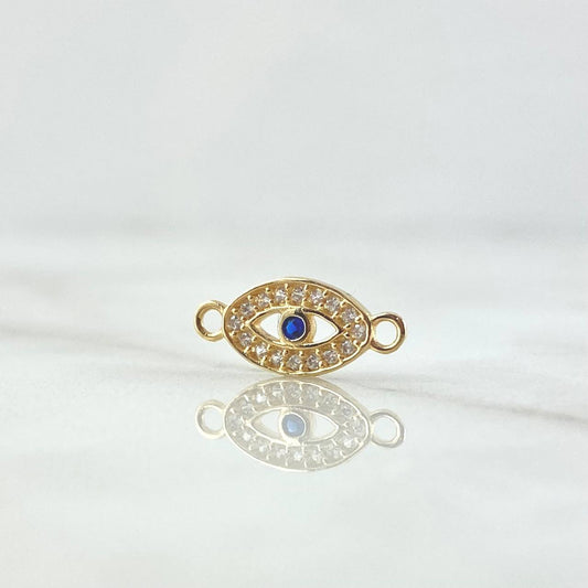 Herraje Ojo Turco 0.5gr / 1.5cm / Circones Blancos Azul Oro Amarillo 18K *