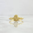 Anillo Sello Sagrado Rostro 1.25gr / T7 3/4 / Nudo Liso Oro Amarillo 18K