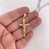 Dije Cruz Cristo 3.05gr / 4.2cm / Oro Amarillo 18K #