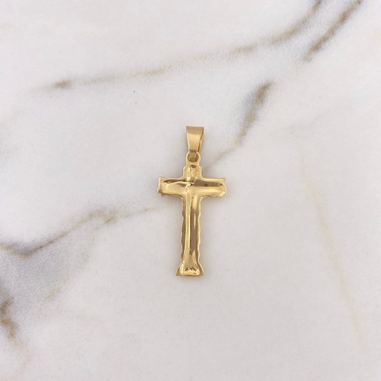 Dije Cruz Cristo 1.95gr / 3.3cm / Oro Amarillo 18K #