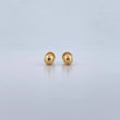 Topos Bola 0.55gr / 5mm Lisa Oro Amarillo 18K &