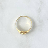 Anillo Sello Corona RX 1.5gr / T9 1/2 / Liso Oro Amarillo 18K *