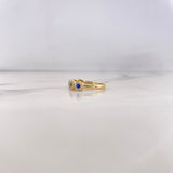 Anillo Churumbela Tupido 2.15gr / T6 1/4 / Circones Colores Oro Amarillo 18K &