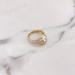 Anillo Rustico 3.8gr / T6 1/2 / Tres Oros 18K #