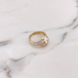 Anillo Rustico 3.8gr / T6 1/2 / Tres Oros 18K #