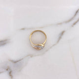 Anillo Rustico 3.8gr / T6 1/2 / Tres Oros 18K #