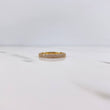 Anillo Churumbela 1.8gr / T6 3/4 / Circones Blancos Oro Amarillo 18K $