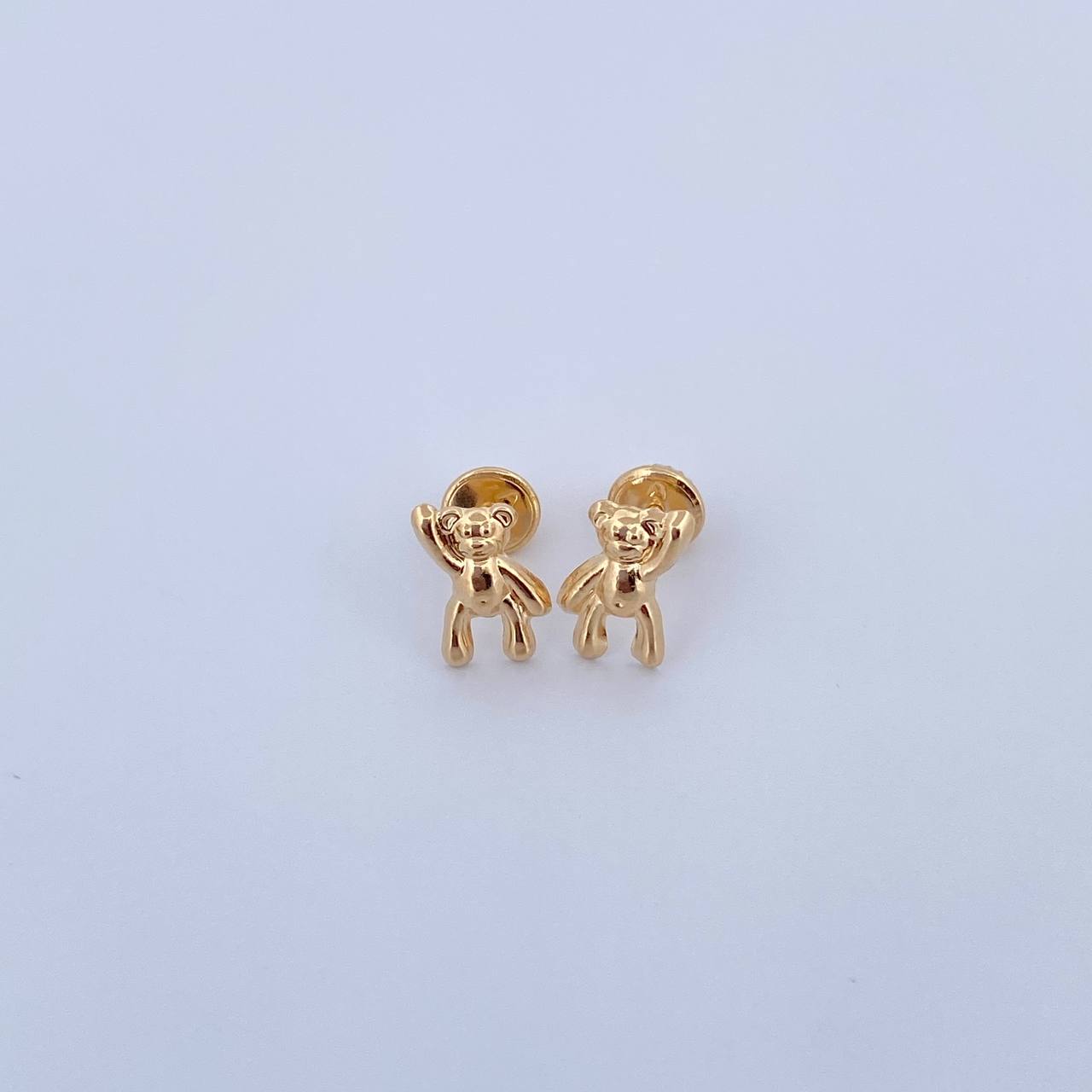 Topos Oso 0.8gr / Liso Oro Amarillo 18K &