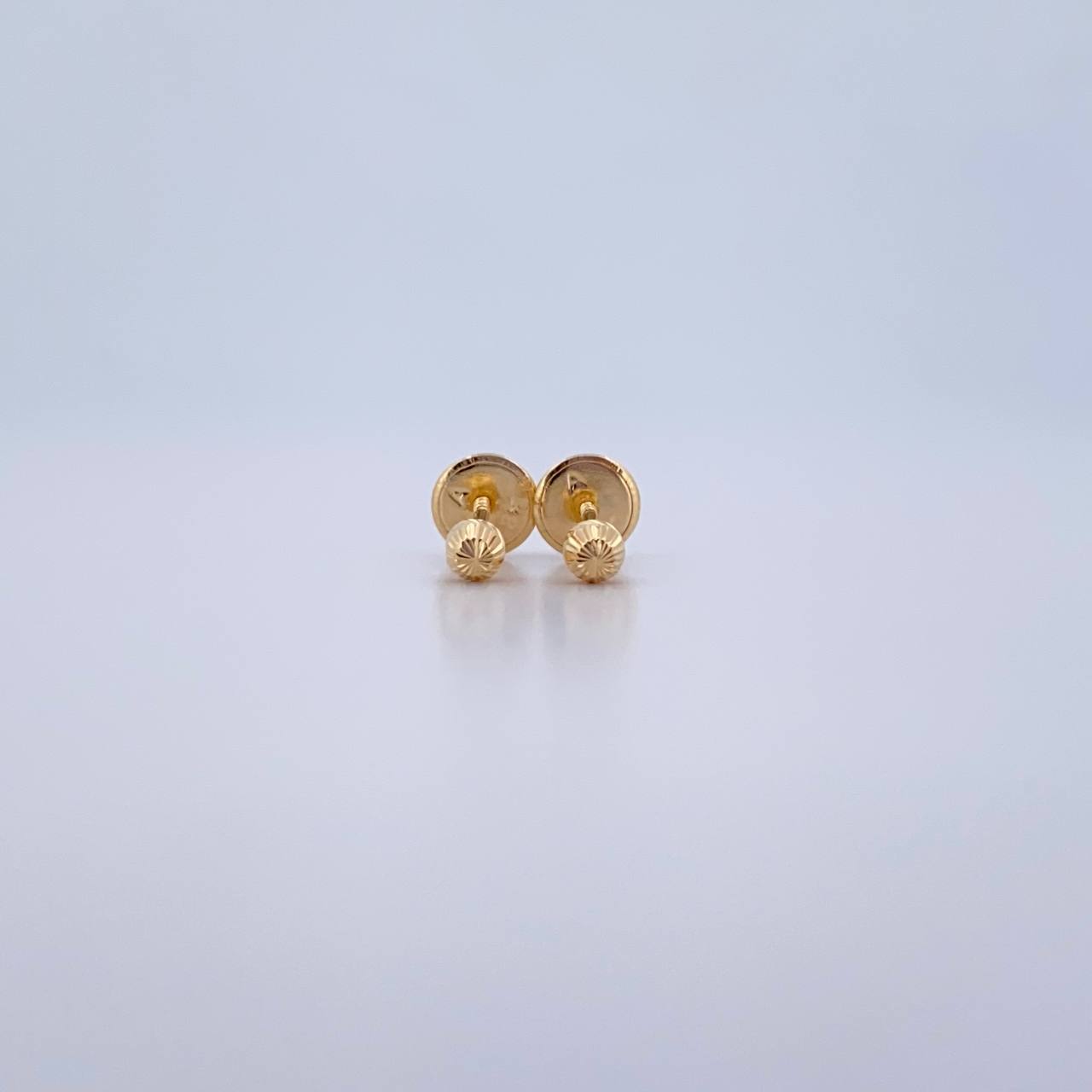 Topos Bola 0.4gr / 3mm Diamantados Oro Amarillo &