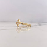 Anillo Cruz Cristo 4.35gr / T10 1/4 / Oro Amarillo 18K $