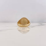 Anillo Timon 9.15gr / T11 1/2 / Circones Blancos Tres Oros 18K $