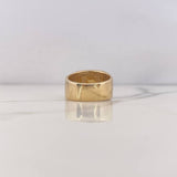 Anillo Ancla 12.65gr / T9 3/4 / Circones Blancos Tres Oros 18K $