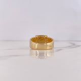 Anillo Correa Corona RX 9gr / T10 3/4 / Circones Blancos Tres Oros 18K $