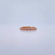 Anillo Churumbela 1.8gr / T6 3/4 / Circones Blancos Oro Rosa 18K $