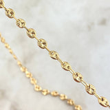 Cadena GC 11.75gr / 55cm / 4.9mm Diamantada Oro Amarillo 18K