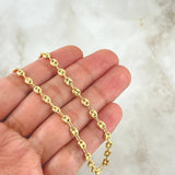 Cadena GC 13.95gr / 65cm / 4.9mm Diamantada Oro Amarillo 18K