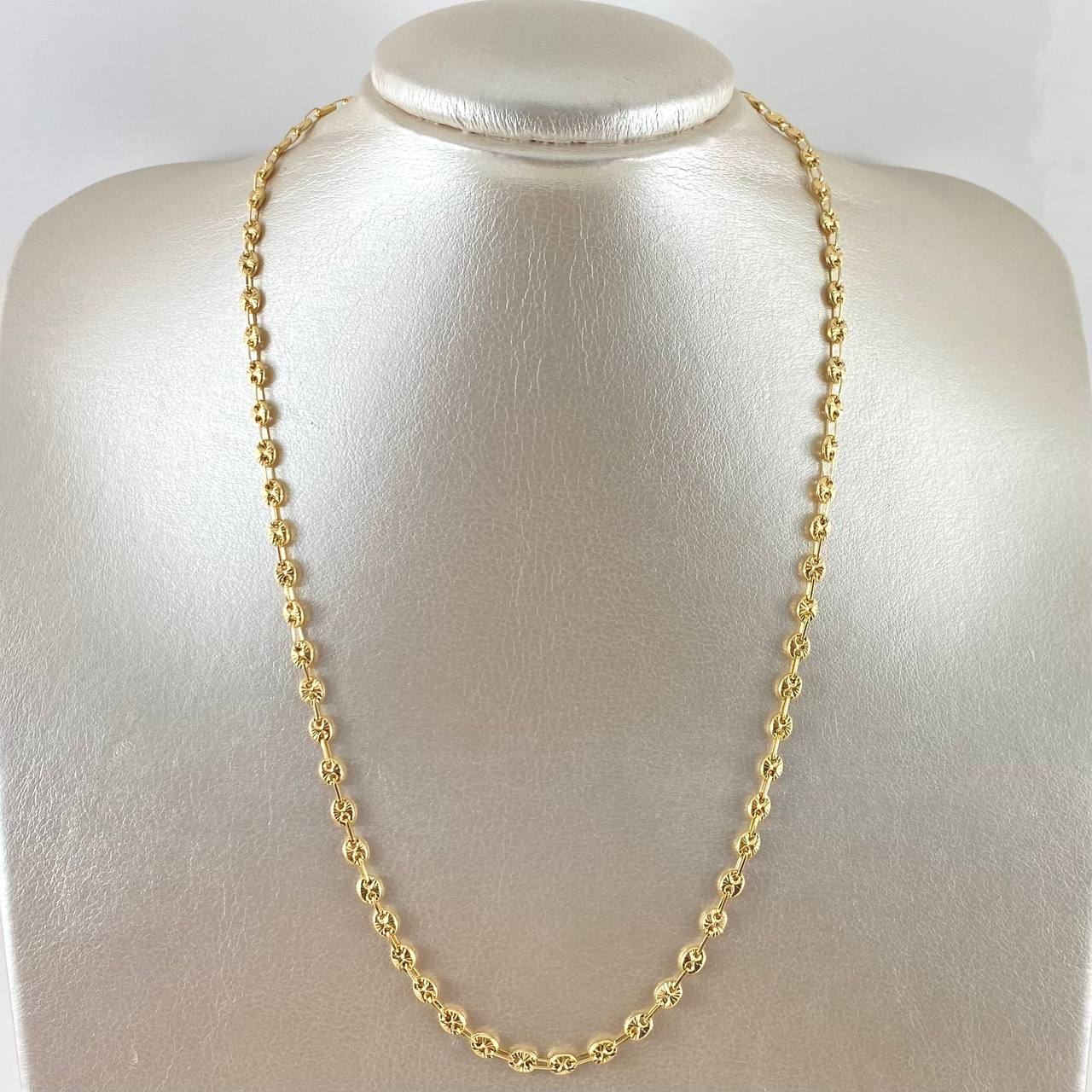 Cadena GC 13.95gr / 65cm / 4.9mm Diamantada Oro Amarillo 18K