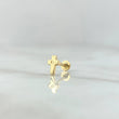 Piercing Cruz 0.45gr / 6mm Rosca Plana Oro Amarillo 18K (Joya) *