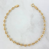 Pulso GC 2gr / 17.5cm / 3mm Diamantado Oro Amarillo 18K