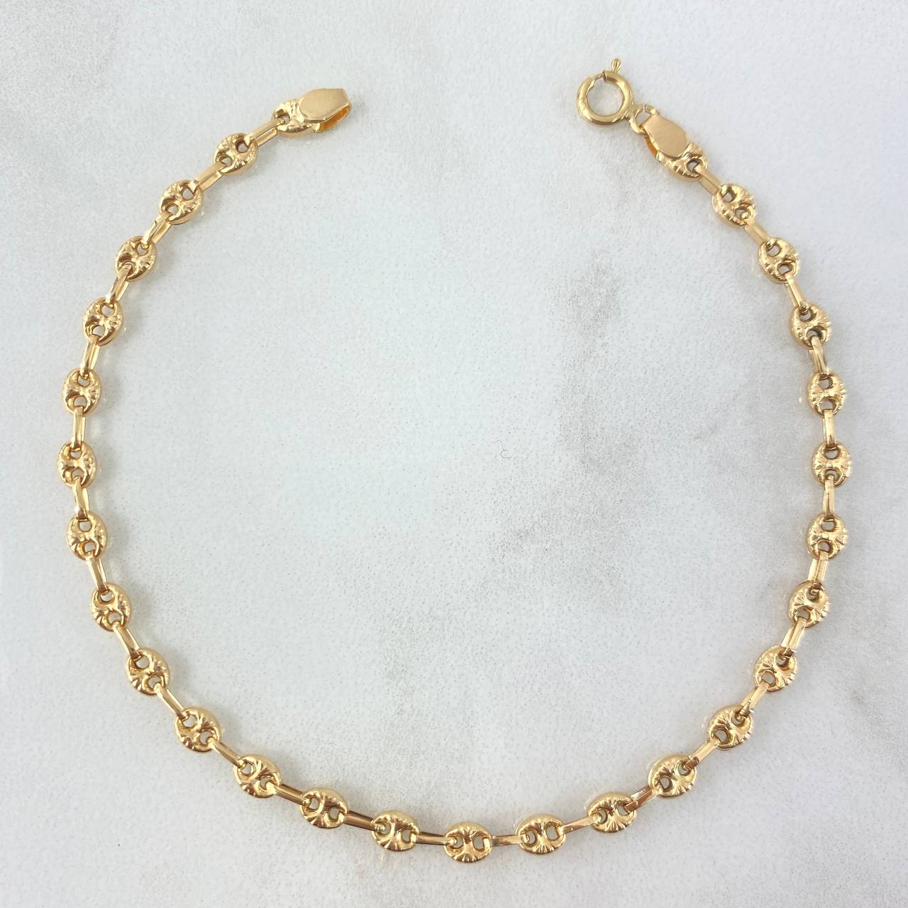 Pulso GC 1.95gr / 17cm / 3mm Diamantado Oro Amarillo 18K *