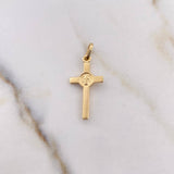 Dije Cruz Cristo 1.4gr / 3.7cm / Oro Amarillo 18K $