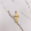 Dije Cruz Cristo 3.09gr / 3.6cm / Oro Amarillo 18K $