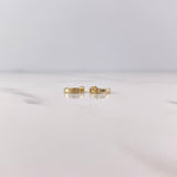 Candongas Rose 0.6gr / 0.8cm / Lisas Oro Amarillo 18K $