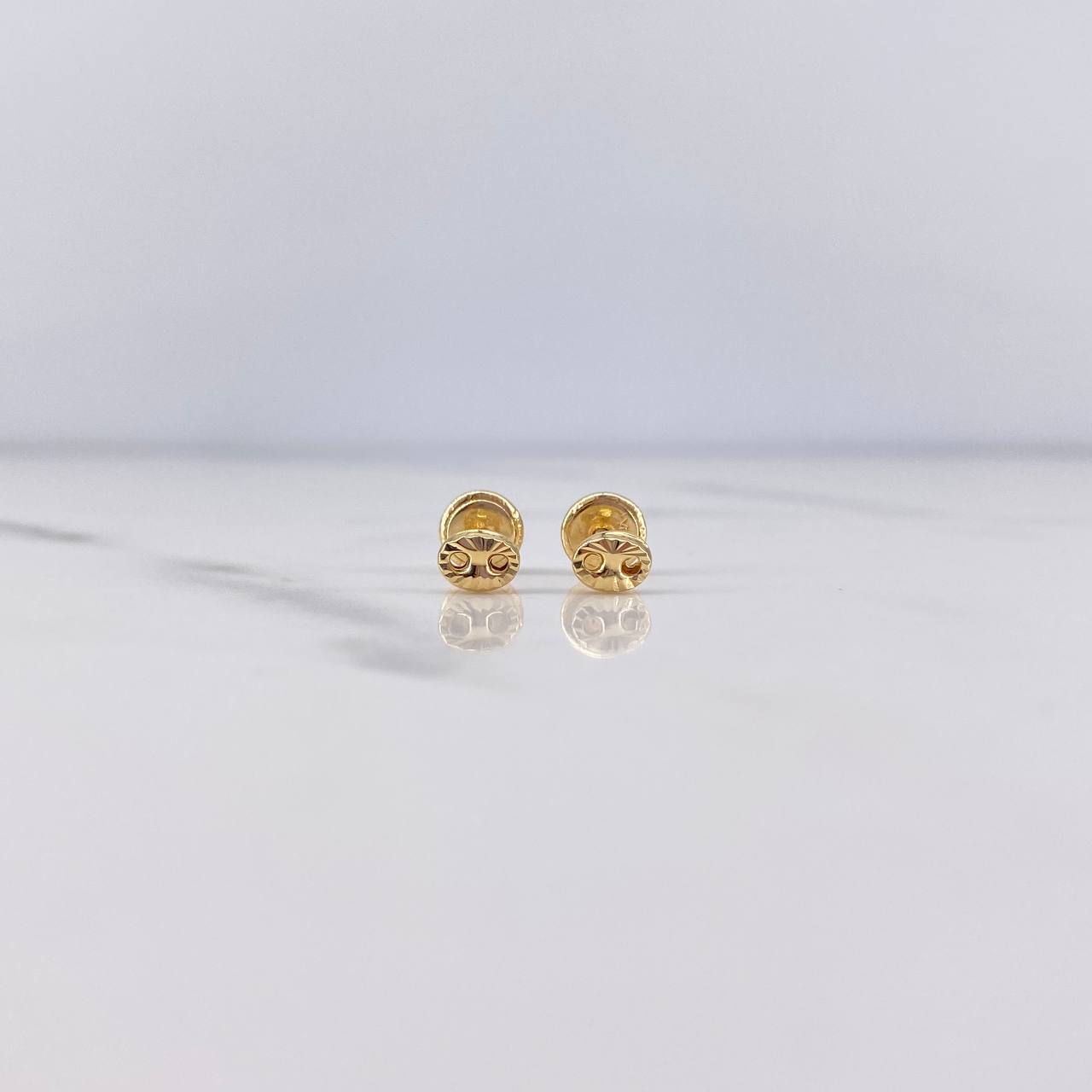 Topos GC 0.5gr / 4.7mm Diamantados Oro Amarillo 18K $