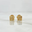 Topos Cuadrados 0.6gr / 5mm Diamantados Oro Amarillo 18K