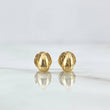 Topos Gotas 0.45gr / 6mm Lisas Oro Amarillo 18K