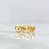 Topos GC 0.7gr / 8mm Lisos Oro Amarillo 18K