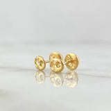 Topos GC 0.45gr / 6mm Lisos Oro Amarillo 18K