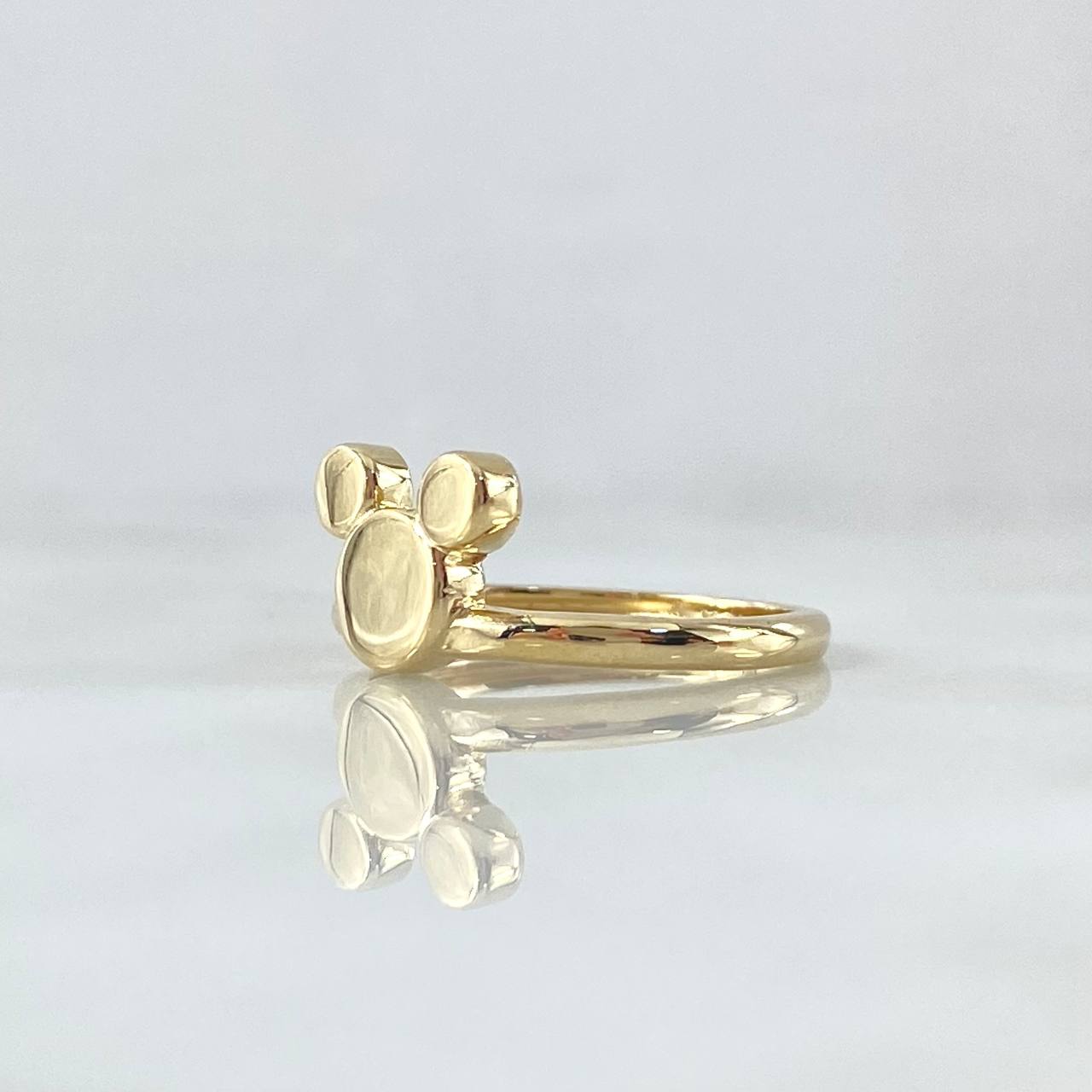 Anillo  Raton 2.4gr T6 1/4 Oro Amarillo