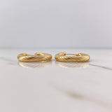 Candongas Sofi 3.2gr / 2.5cm / Espiral Oro Amarillo 18K $