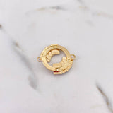 Herraje Cartas Poker 5.4gr / 2.8cm / Circones Negros Fucsias Oro Amarillo 18K $