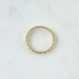 Anillo Trenzado 1.55gr / T7 3/4 / Liso Oro Amarillo 18K