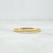 Anillo Mitad Esferas 1.2gr / T7 1/4 / Liso Oro Amarillo 18K *