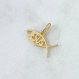 Dije Pez Jesús 0.8gr / 1.7cm / Oro Amarillo 18K