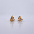 Topos Jirafa 0.9gr / Circones Blancos Oro Amarillo 18K &