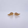 Topos Alas 1.2gr / Circones Blancos Oro Amarillo 18K &