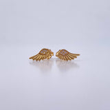 Topos Alas 1.2gr / Circones Blancos Oro Amarillo 18K &