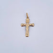 Dije Cruz Cristo 1.35gr / 3.3cm / Plano Oro Amarillo 18K &