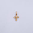 Dije Cruz Cristo 0.55gr / 1.9cm / Relieve Oro Amarillo 18K &