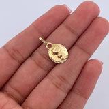 Dije Gatita 0.65gr / 1.9cm / Diamantado Oro Amarillo 18K &