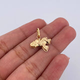 Dije Elefante 0.8gr / 1.6cm / Plano Oro Amarillo 18K &