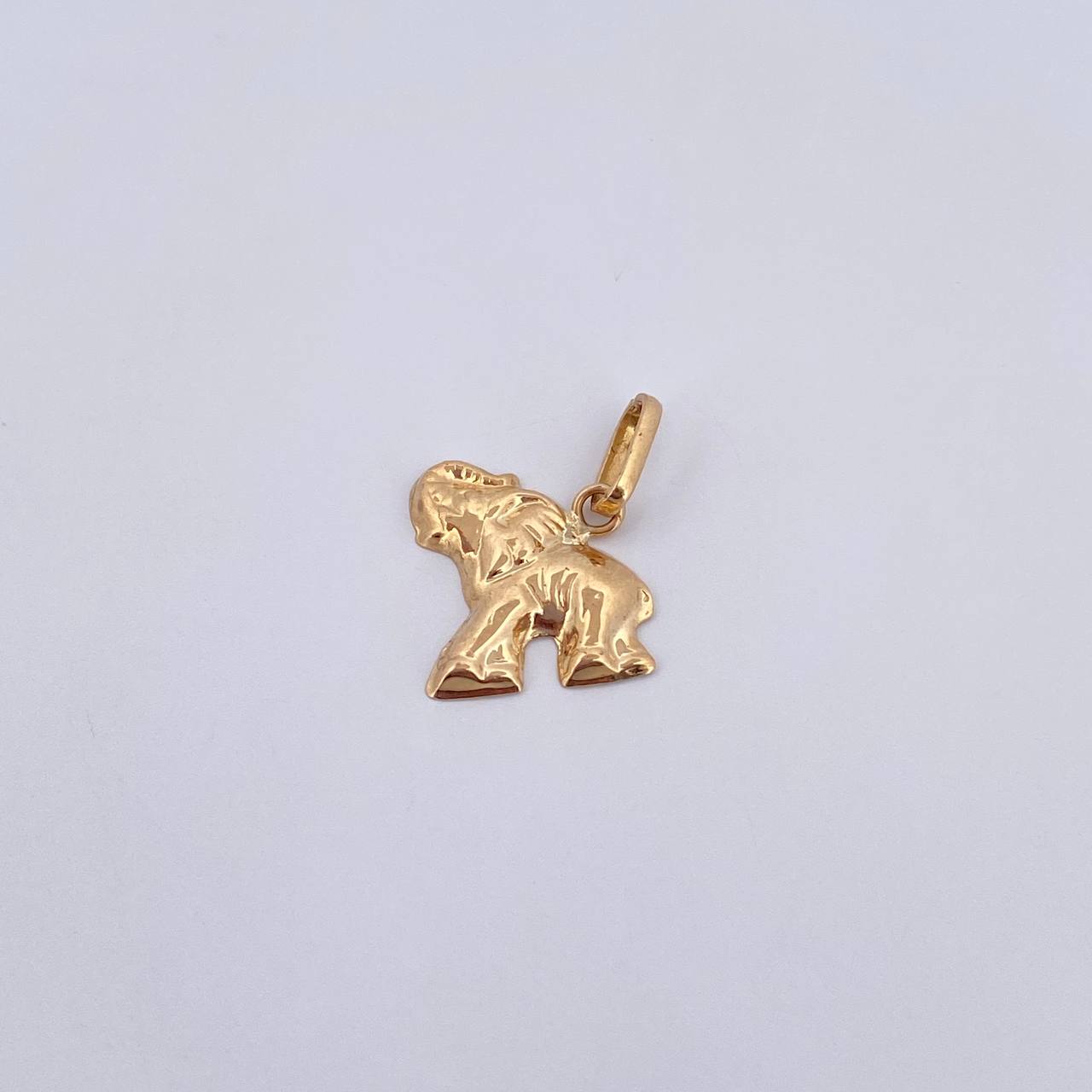 Dije Elefante 0.8gr / 1.6cm / Plano Oro Amarillo 18K &