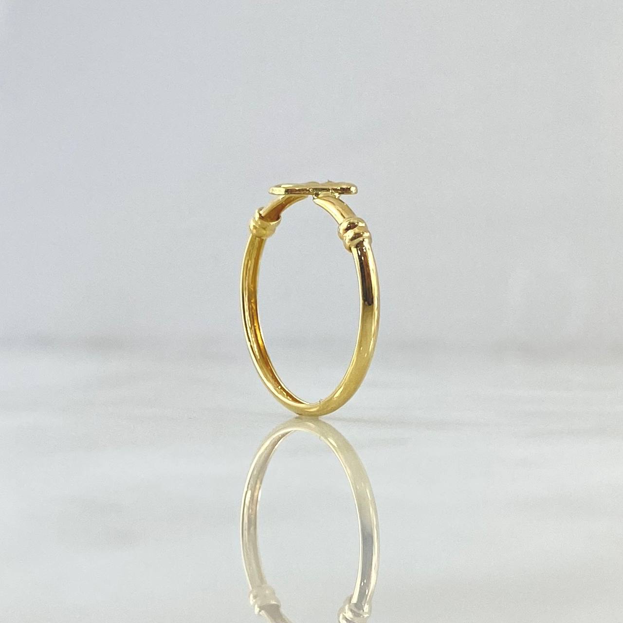 Anillo Corona RX Nudos 1.25gr / T7 1/4 / Oro Amarillo 18K