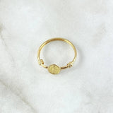 Anillo Virgen Milagrosa Nudos 1.15gr / T7 1/2 / Oro Amarillo 18K